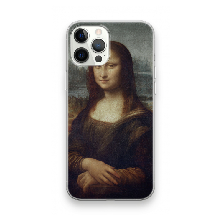 Mona Lisa: iPhone 12 Pro Max Transparant Hoesje