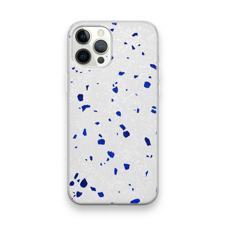 Terrazzo N°5: iPhone 12 Pro Max Transparant Hoesje