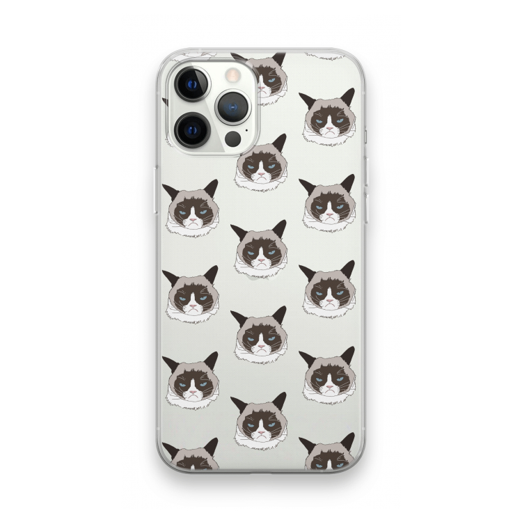 It's a Purrr Case: iPhone 12 Pro Max Transparant Hoesje