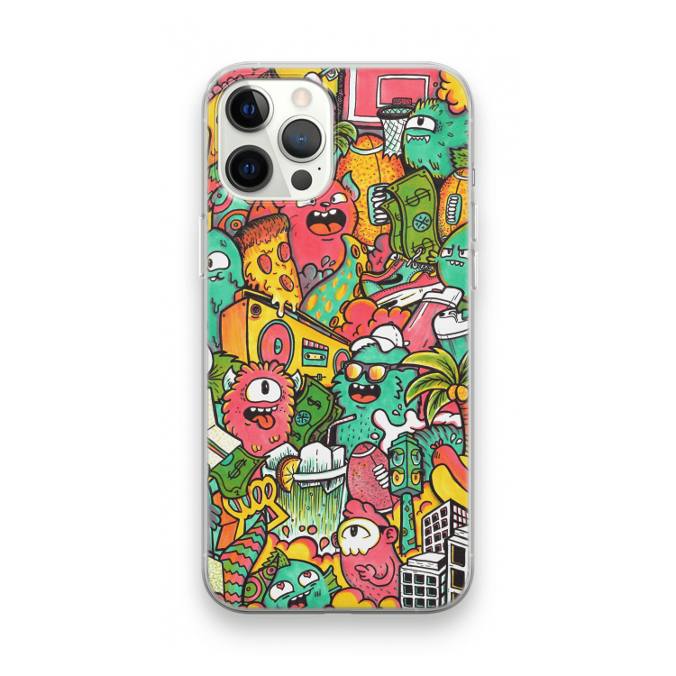 Vexx City: iPhone 12 Pro Max Transparant Hoesje