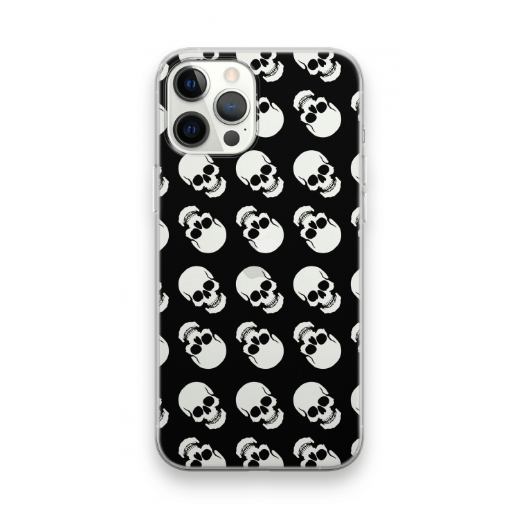 Musketon Skulls: iPhone 12 Pro Max Transparant Hoesje