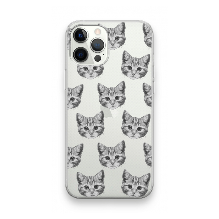 Kitten: iPhone 12 Pro Max Transparant Hoesje