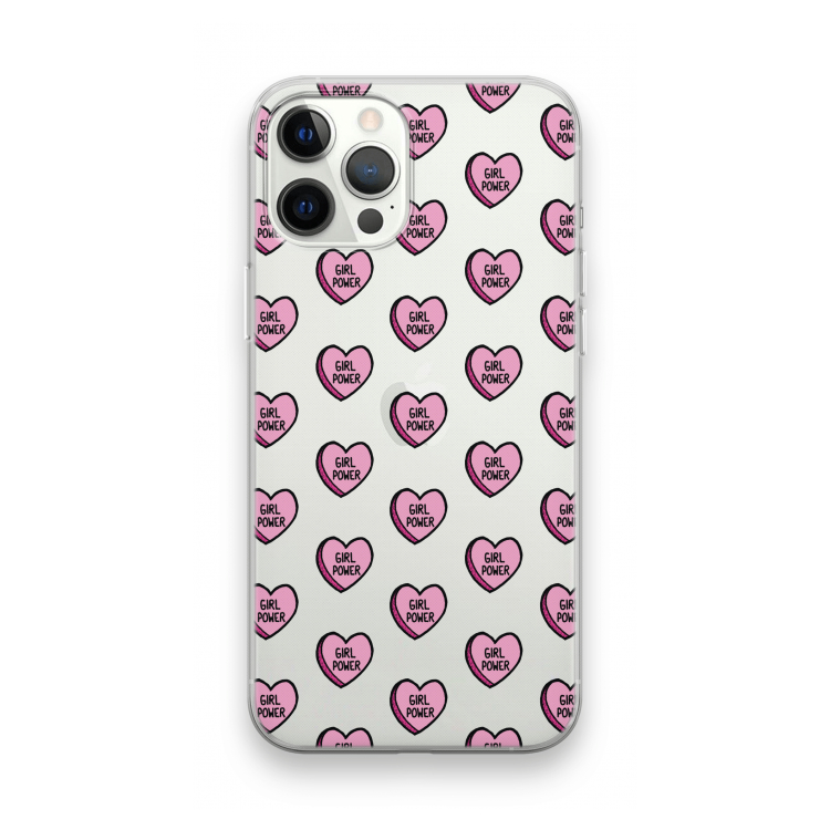 GIRL POWER: iPhone 12 Pro Max Transparant Hoesje