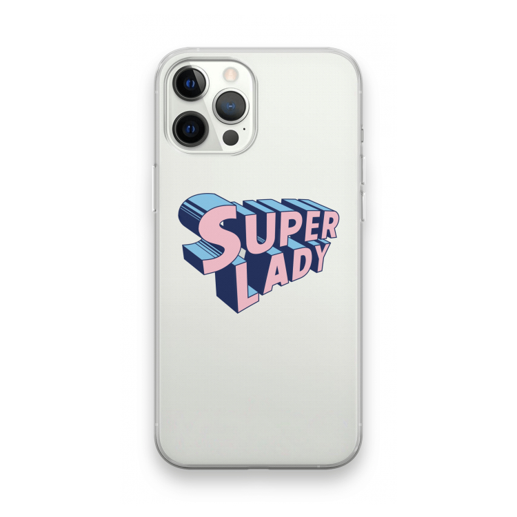 Superlady: iPhone 12 Pro Max Transparant Hoesje