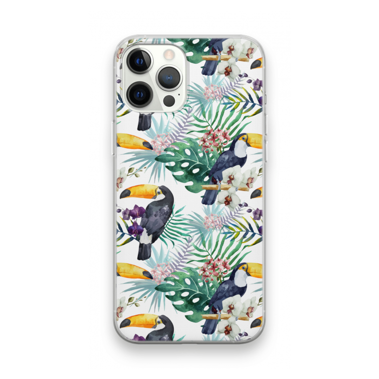 Tukans: iPhone 12 Pro Max Transparant Hoesje