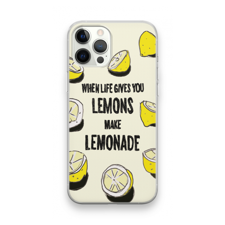Lemonade: iPhone 12 Pro Max Transparant Hoesje