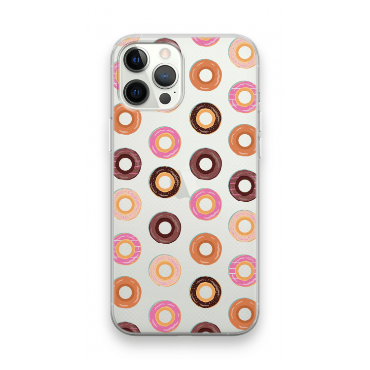 Donuts: iPhone 12 Pro Max Transparant Hoesje