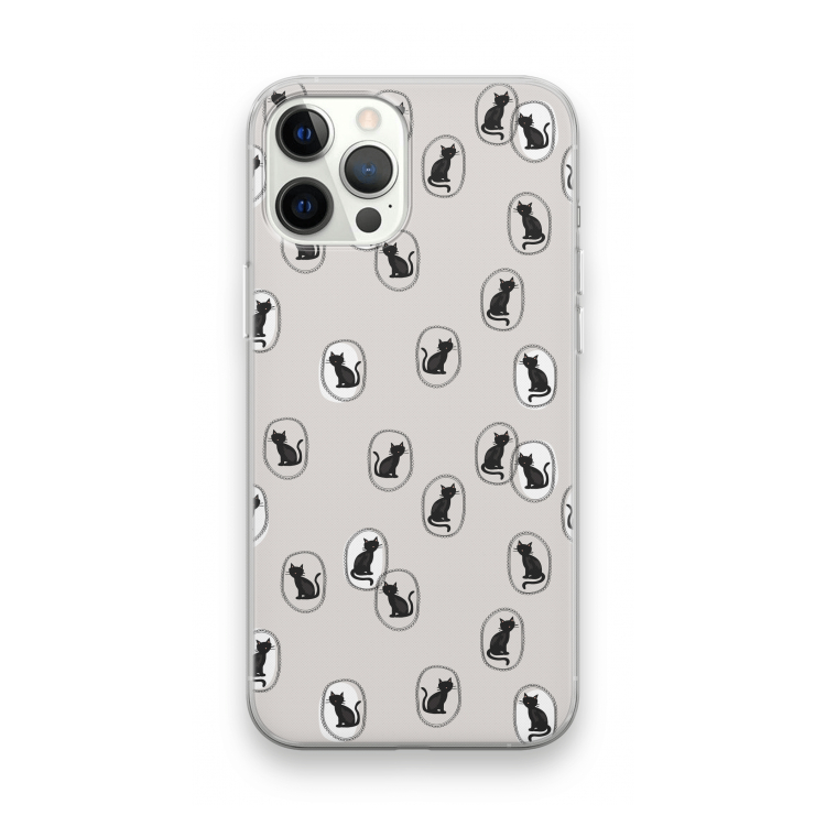 Miauw: iPhone 12 Pro Max Transparant Hoesje