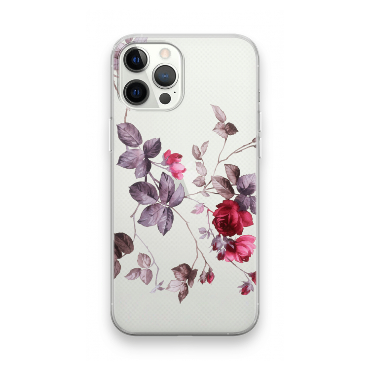 Mooie bloemen: iPhone 12 Pro Max Transparant Hoesje