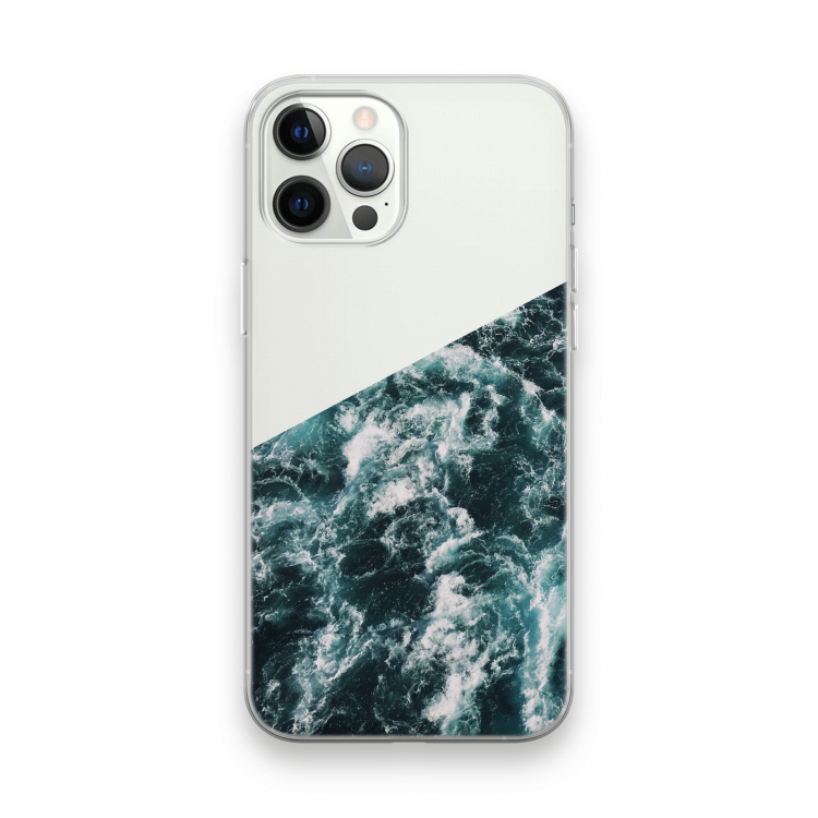 Zee golf: iPhone 12 Pro Max Transparant Hoesje