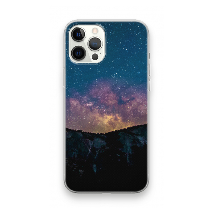 Travel to space: iPhone 12 Pro Max Transparant Hoesje