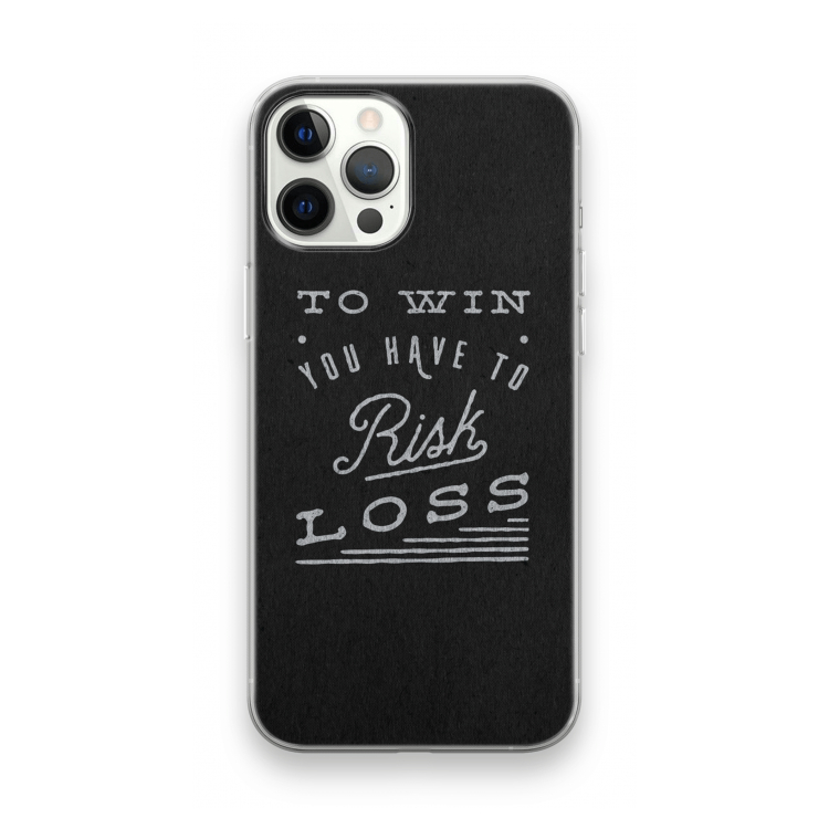 Risk loss: iPhone 12 Pro Max Transparant Hoesje