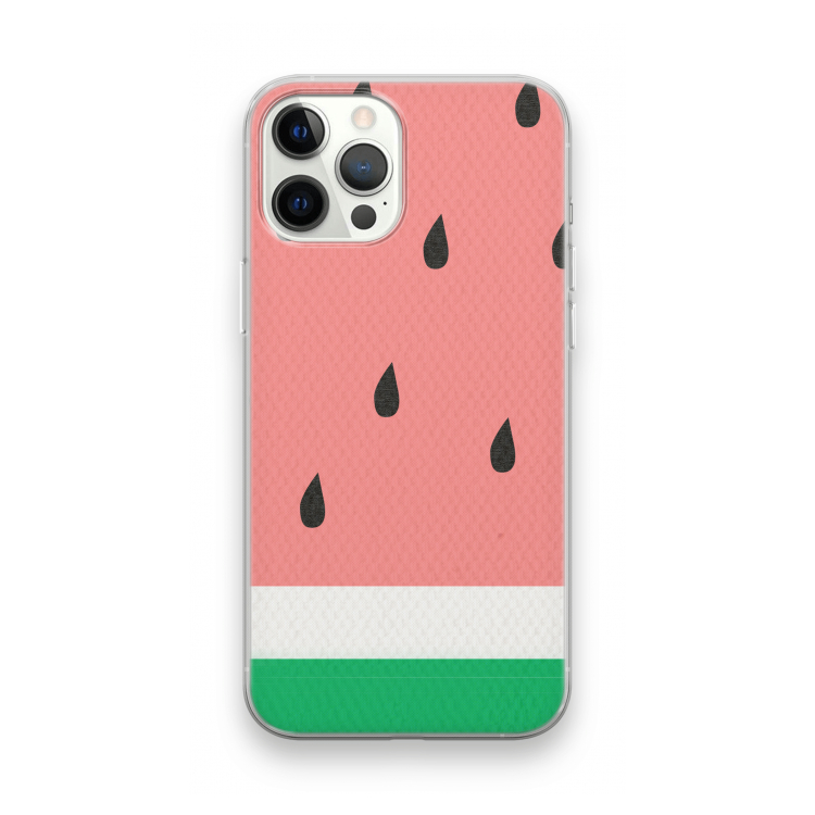 Watermeloen: iPhone 12 Pro Max Transparant Hoesje
