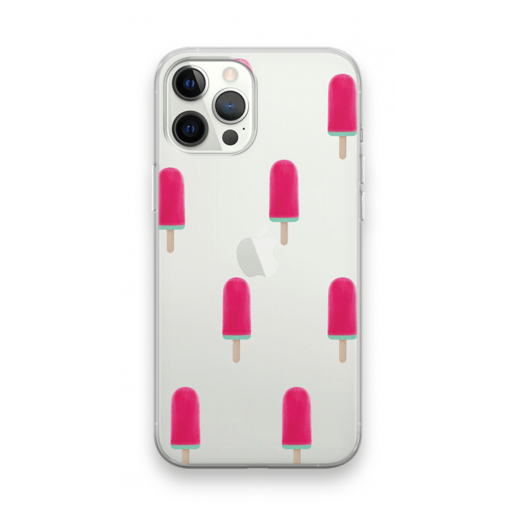 Waterijsje: iPhone 12 Pro Max Transparant Hoesje