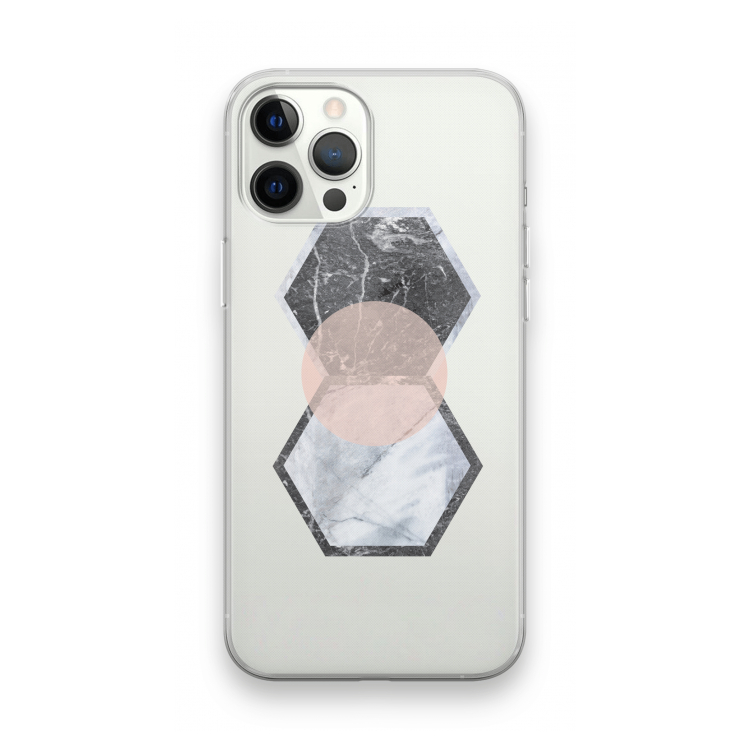 Creatieve toets: iPhone 12 Pro Max Transparant Hoesje