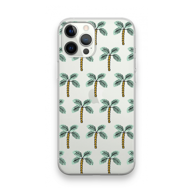 Paradise: iPhone 12 Pro Max Transparant Hoesje