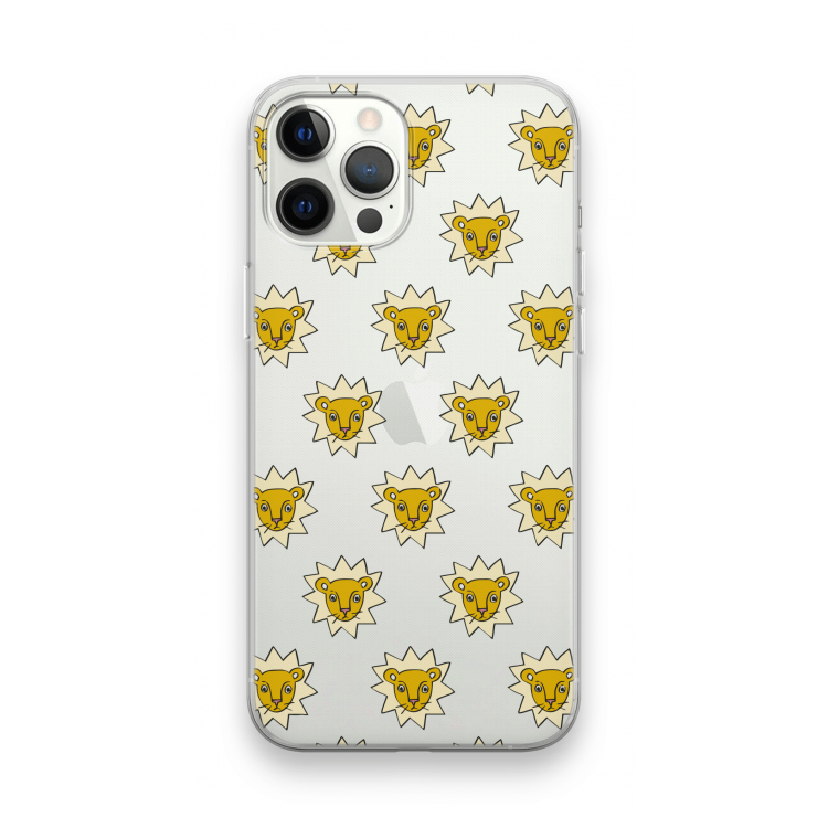 Leeuwenkoppen: iPhone 12 Pro Max Transparant Hoesje