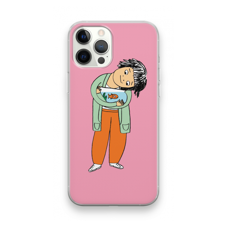Visknuffel: iPhone 12 Pro Max Transparant Hoesje