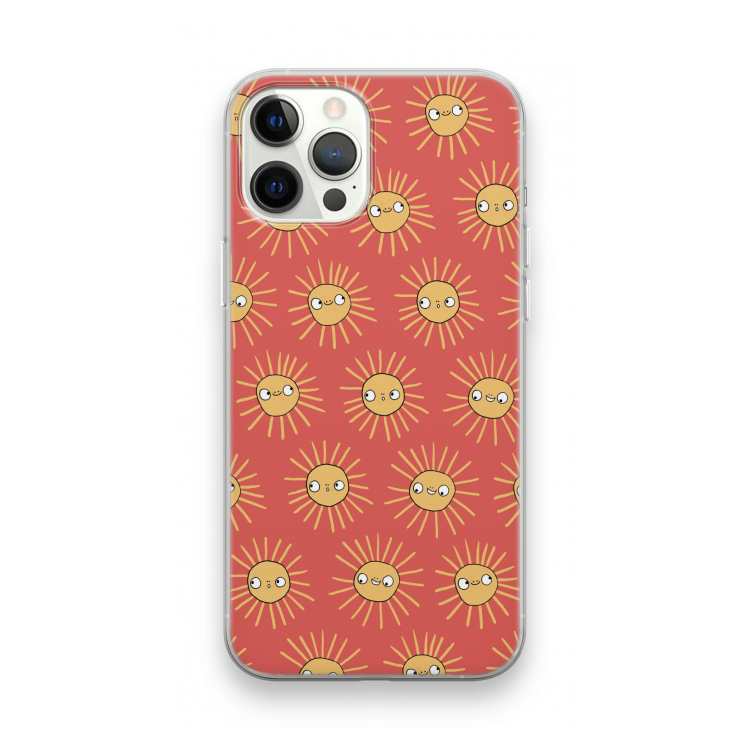 Zon: iPhone 12 Pro Max Transparant Hoesje
