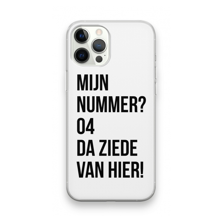 Da ziede van hier: iPhone 12 Pro Max Transparant Hoesje