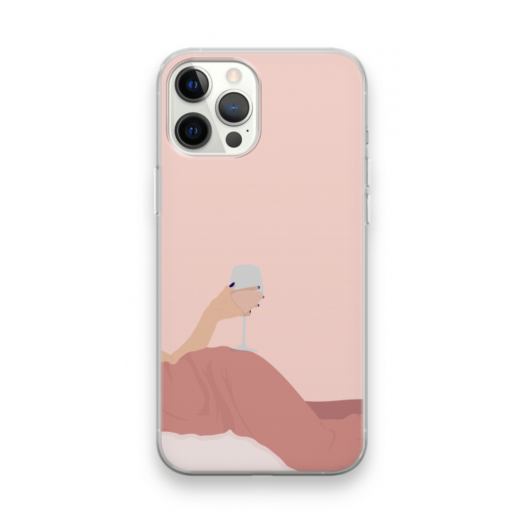 Wine: iPhone 12 Pro Max Transparant Hoesje