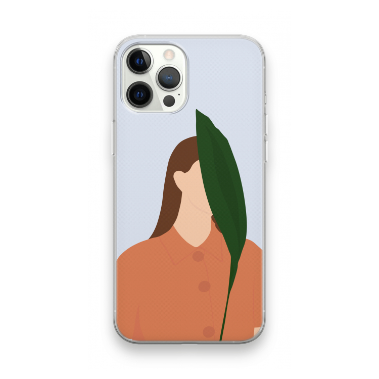 Leaf: iPhone 12 Pro Max Transparant Hoesje