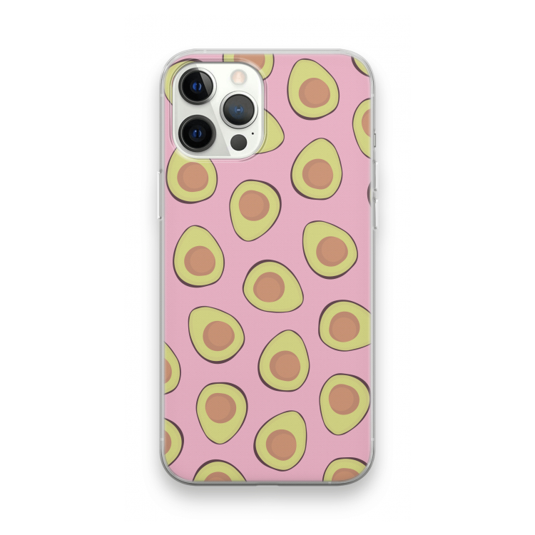 Dancing avocados: iPhone 12 Pro Max Transparant Hoesje