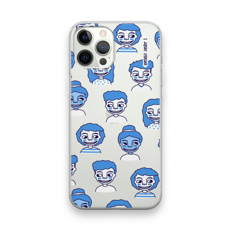 Gezichtjes: iPhone 12 Pro Max Transparant Hoesje
