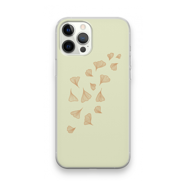 Falling Leaves: iPhone 12 Pro Max Transparant Hoesje