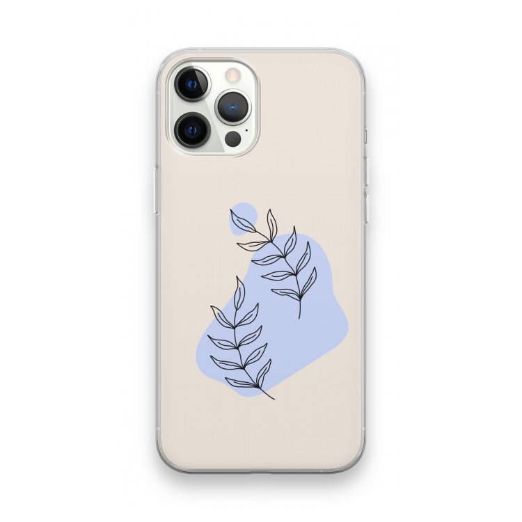 Leaf me if you can: iPhone 12 Pro Max Transparant Hoesje