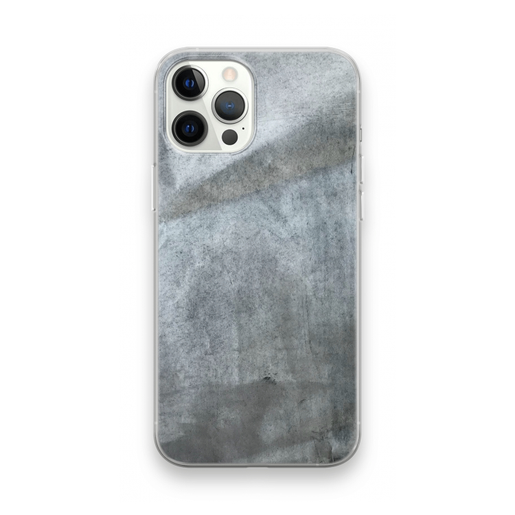 Grey Stone: iPhone 12 Pro Max Transparant Hoesje