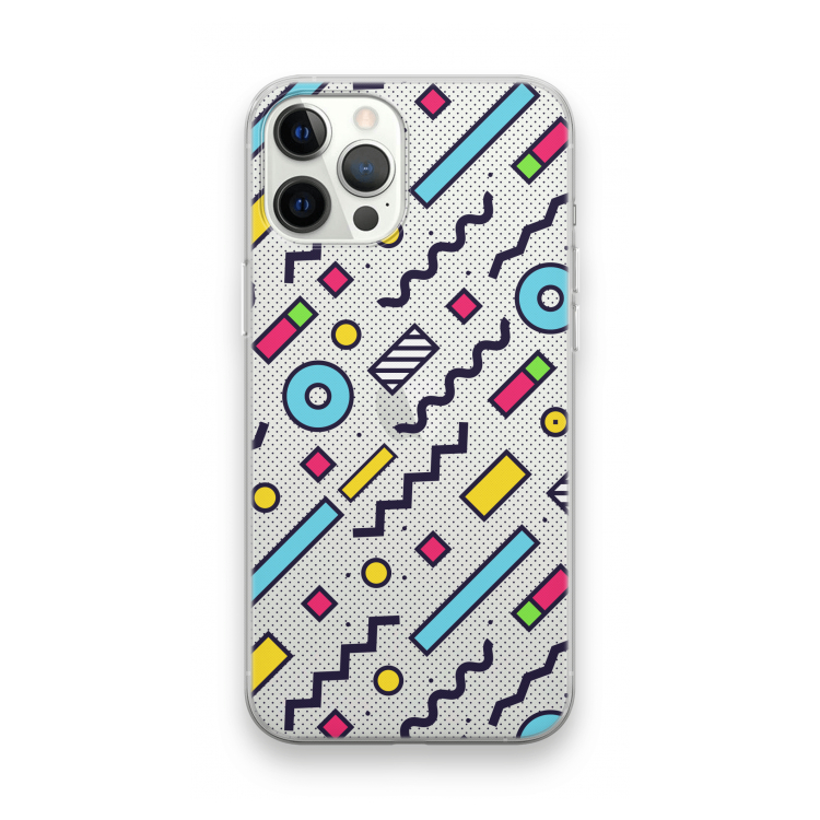 8-bit N°8: iPhone 12 Pro Max Transparant Hoesje