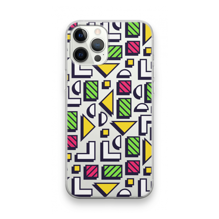 8-bit N°4: iPhone 12 Pro Max Transparant Hoesje