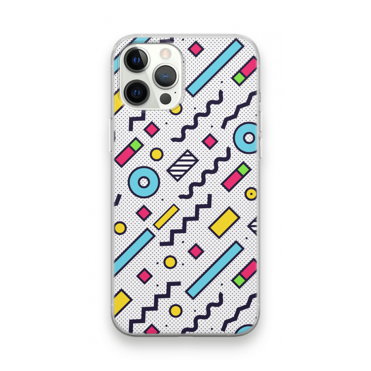 8-bit N°8: iPhone 12 Pro Max Transparant Hoesje