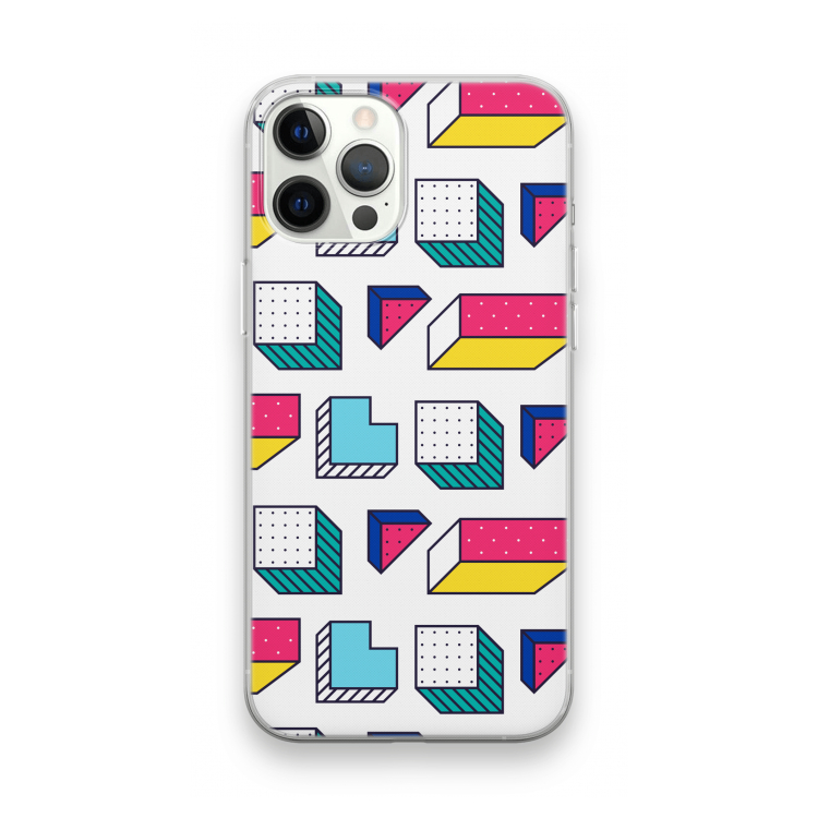 8-bit N°7: iPhone 12 Pro Max Transparant Hoesje