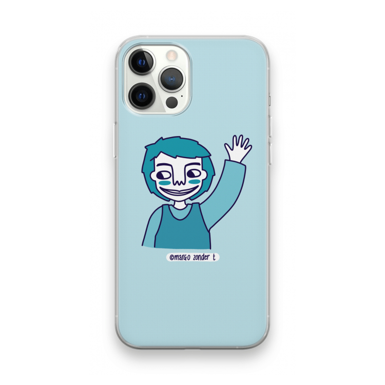 Zwaai: iPhone 12 Pro Max Transparant Hoesje