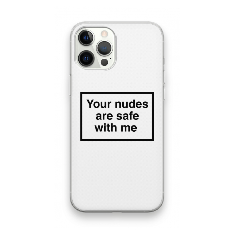 Safe with me: iPhone 12 Pro Max Transparant Hoesje