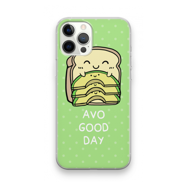 Avo Good Day: iPhone 12 Pro Max Transparant Hoesje