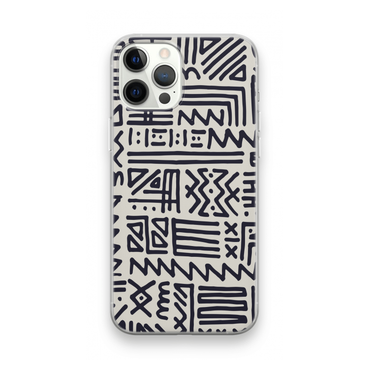 Marrakech print: iPhone 12 Pro Max Transparant Hoesje