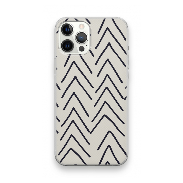 Marrakech Arrows: iPhone 12 Pro Max Transparant Hoesje