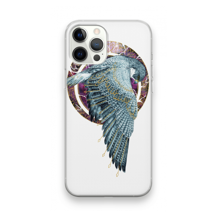 Golden Falcon: iPhone 12 Pro Max Transparant Hoesje