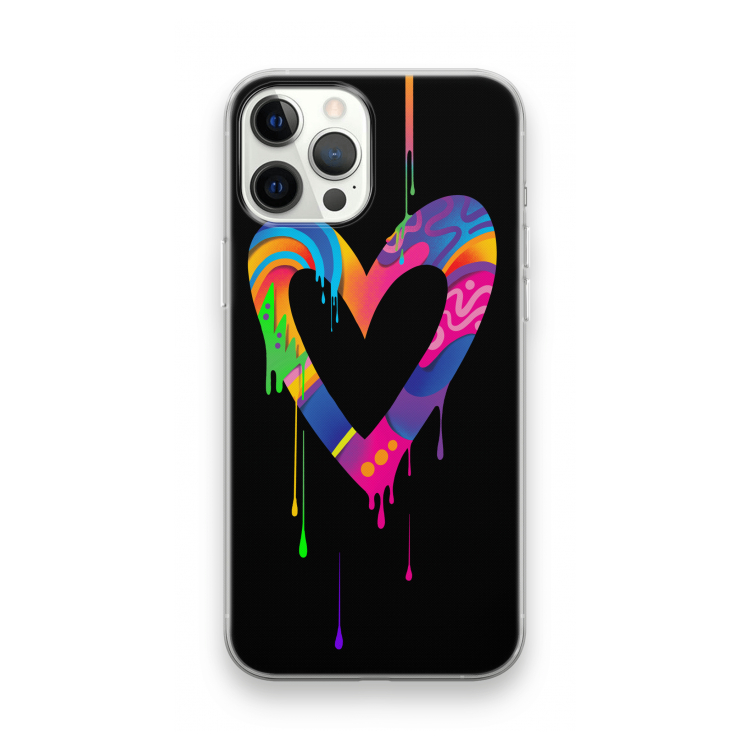 Melts My Heart: iPhone 12 Pro Max Transparant Hoesje