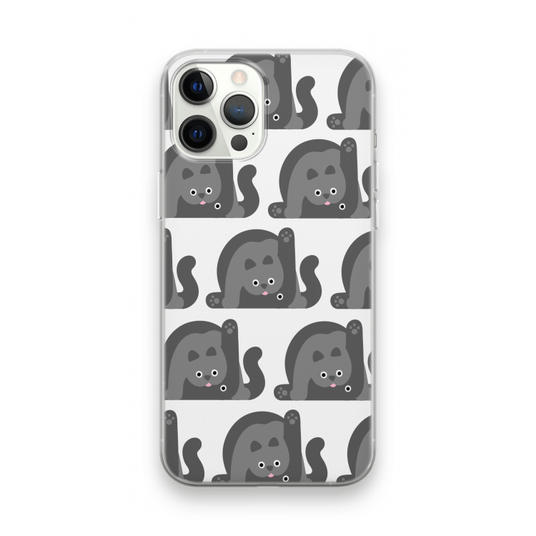 Cats: iPhone 12 Pro Max Transparant Hoesje