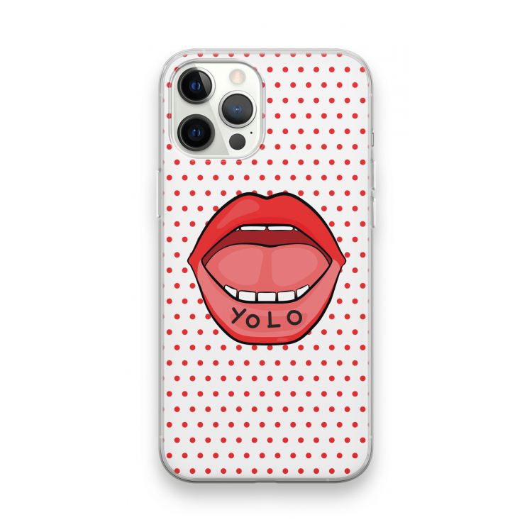 Yolo Denise: iPhone 12 Pro Max Transparant Hoesje