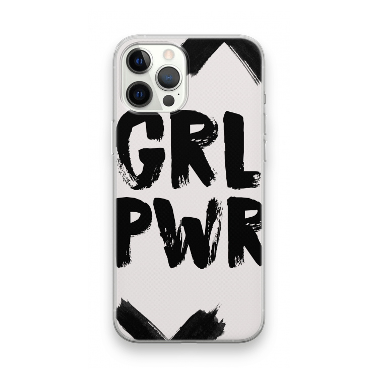 Girl Power #2: iPhone 12 Pro Max Transparant Hoesje
