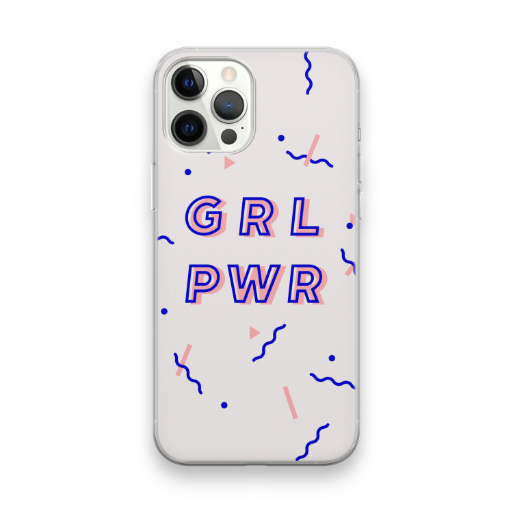 GRL PWR: iPhone 12 Pro Max Transparant Hoesje