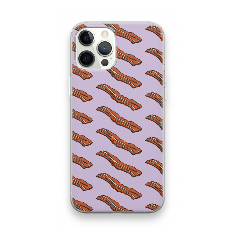 Bacon to my eggs #2: iPhone 12 Pro Max Transparant Hoesje