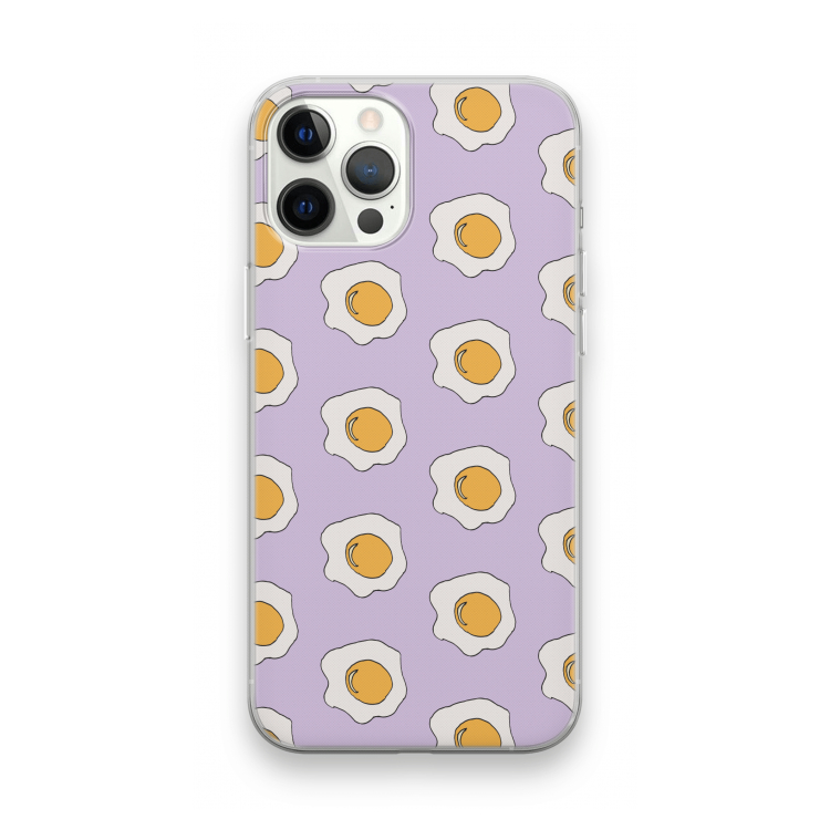 Bacon to my eggs #1: iPhone 12 Pro Max Transparant Hoesje