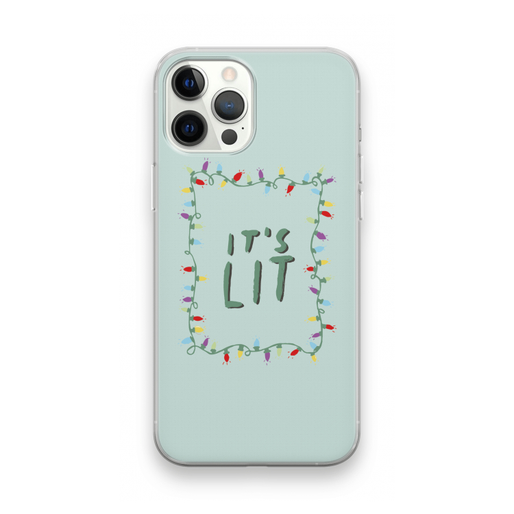 It's Lit: iPhone 12 Pro Max Transparant Hoesje