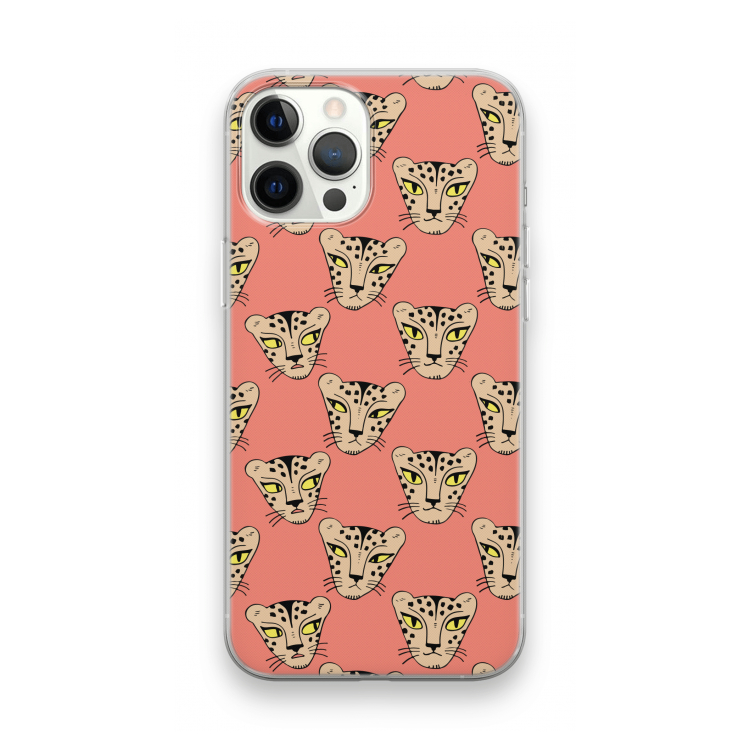 Tijger: iPhone 12 Pro Max Transparant Hoesje